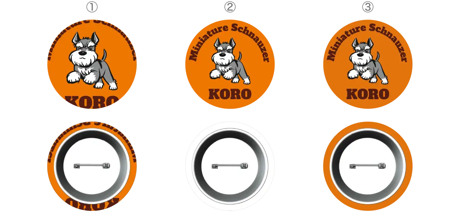 先ほどの缶バッジのクイズの答え合わせ