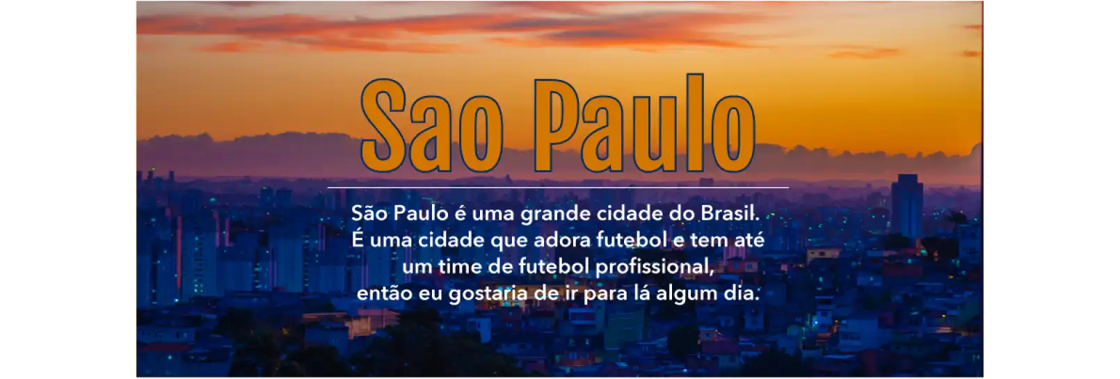 情報量が多い背景のうえに置いた文字の縁取りの例