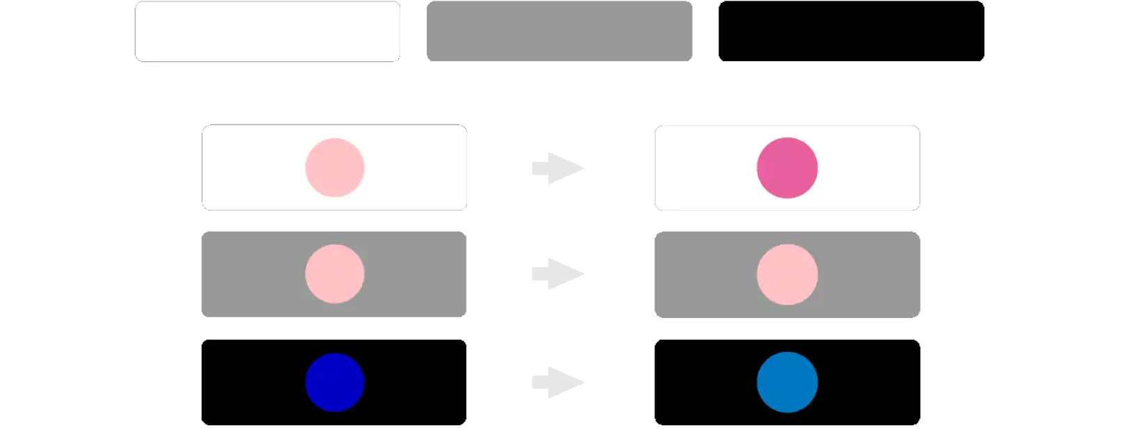 黒や白、グレーなどの無彩色はあらゆる色との配色に使える