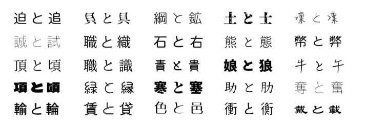 伝わりやすいかどうかというフォントの役割