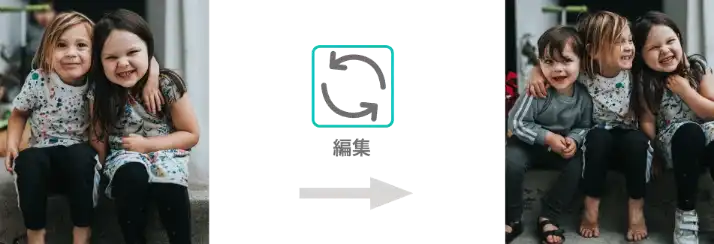 AirPriで画像を差し替えている