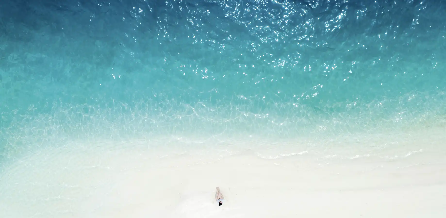 海の綺麗なグラデーション