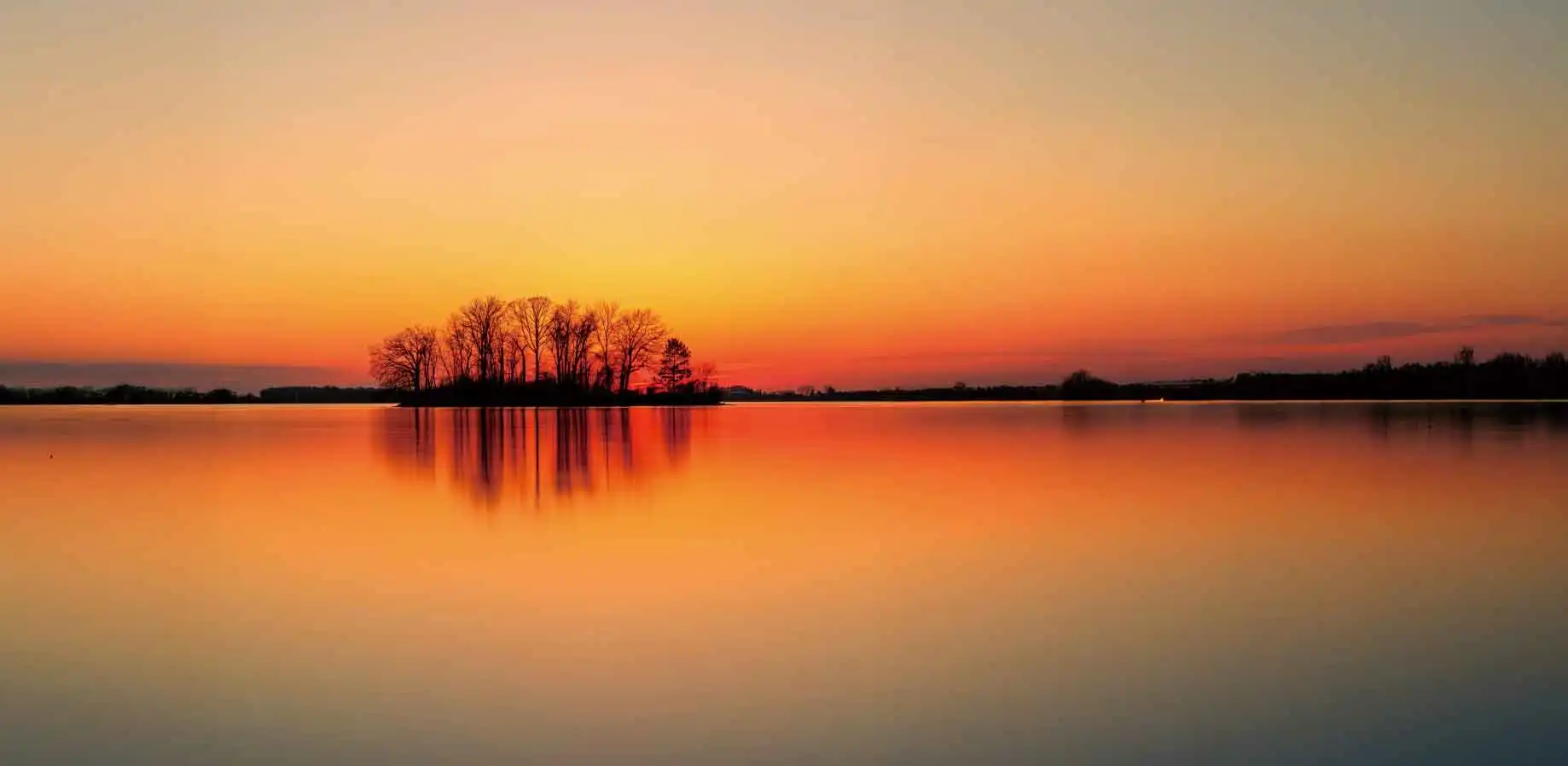 夕焼けの綺麗なグラデーション