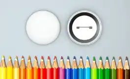 これから缶バッジを作成するというイメージ