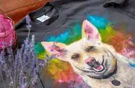 自分でオリジナルデザインをしたTシャツ