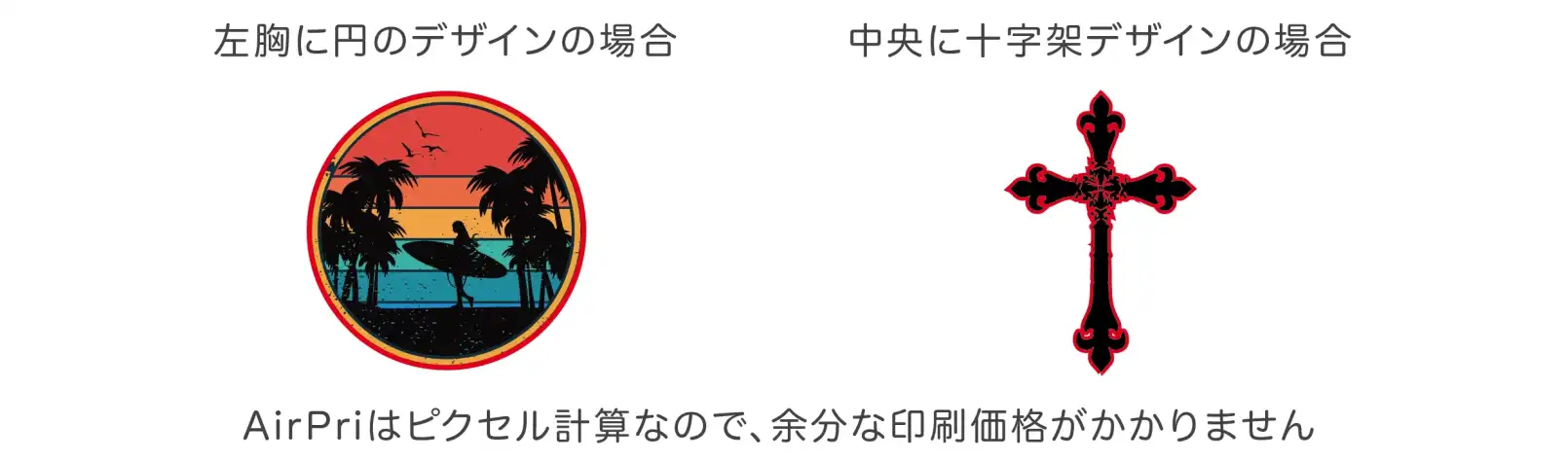 AirPriならデザイン部分のみの印刷価格が算出できる