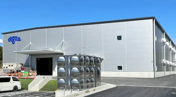 AirPriのTシャツやトートバッグを作る工場の外観