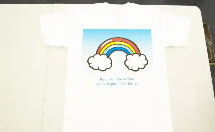 白Tシャツの熱をとる