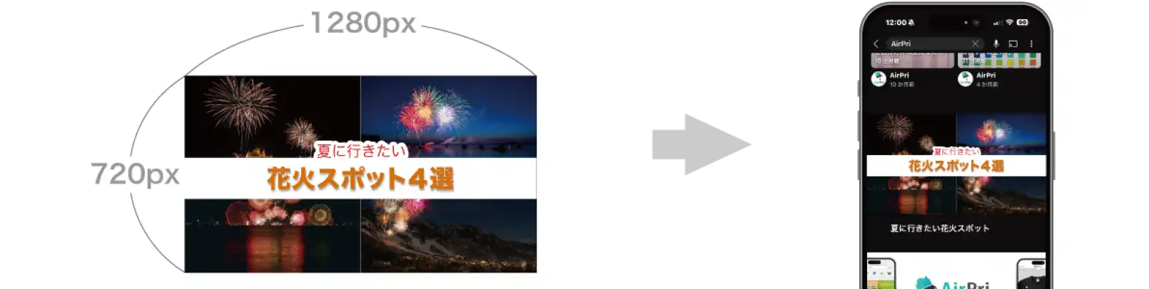 YouTubeサムネイル画像の最適サイズ